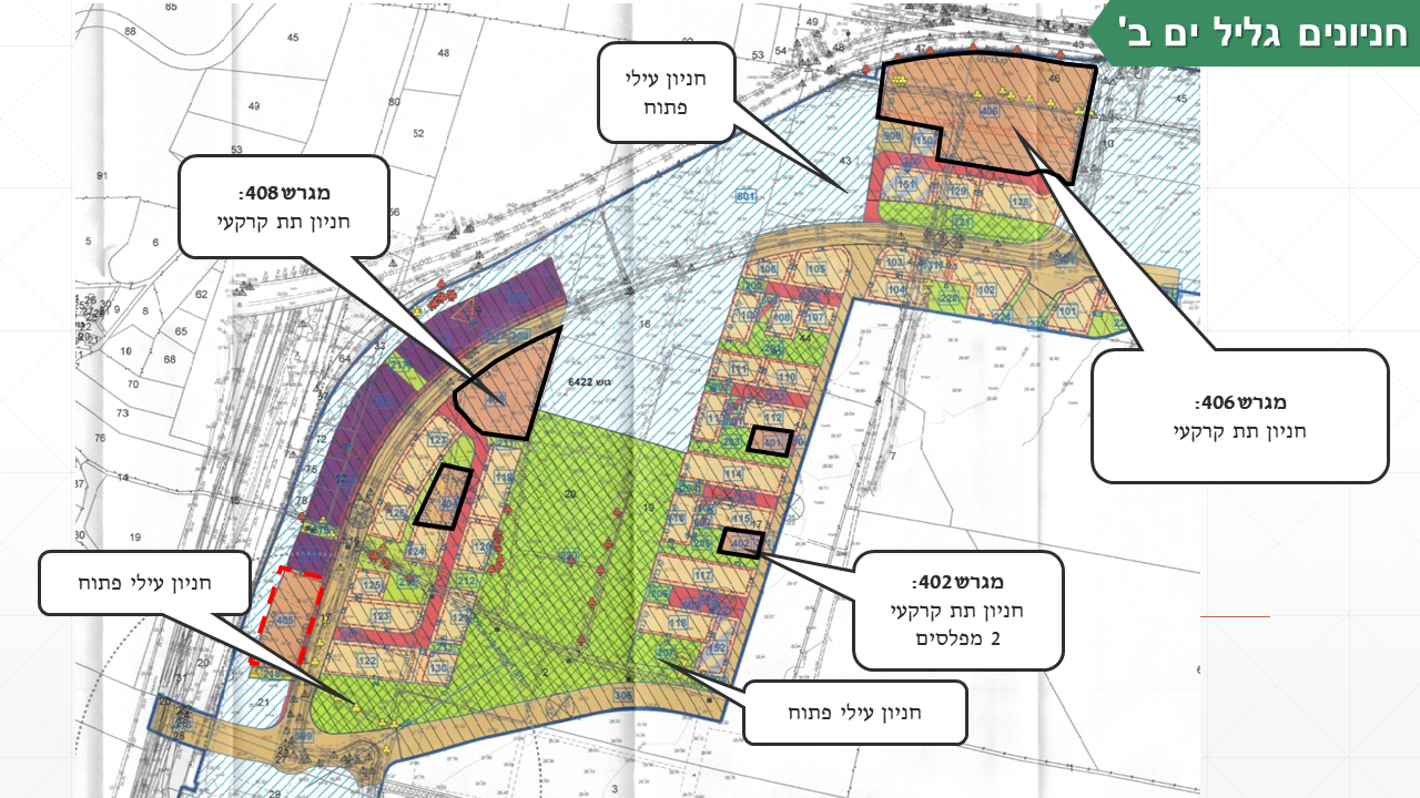 מפת החניונים